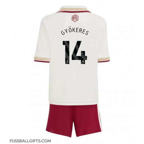 Arsenal Viktor Gyokeres #14 Fußballbekleidung 3rd trikot Kinder 2025-26 Kurzarm (+ kurze hosen)